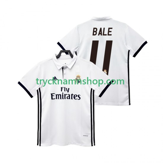 Real Madrid BALE 11 2017 2018 Tröja Retro 1:a Matchställ Män Kortärmad