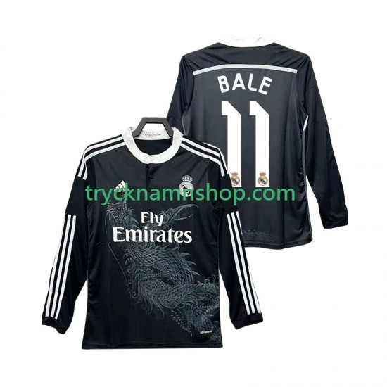 Real Madrid BALE 11 2014 2015 Tröja Retro 3:e Matchställ Män Långärmad