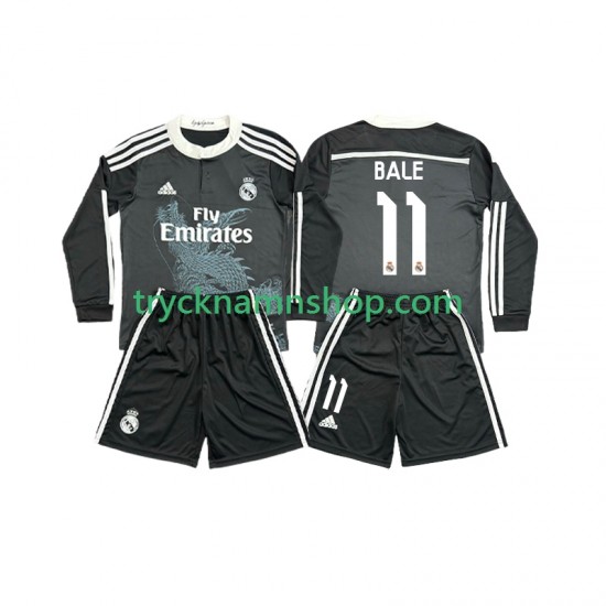 Real Madrid Bale 11 2014 2015 Tröja Retro 3:e Matchställ Barn Långärmad