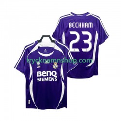 Real Madrid Beckham 23 2006 2007 Tröja Retro 2:a Matchställ Män Kortärmad