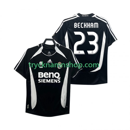Real Madrid Beckham 23 2006 2007 Tröja Retro 3:e Matchställ Män Kortärmad