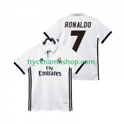 Real Madrid CRISTIANO RONALDO 7 2017 2018 Tröja Retro 1:a Matchställ Män Kortärmad