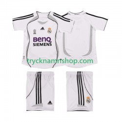 Real Madrid 2006 2007 Tröja Retro 1:a Matchställ Barn Kortärmad