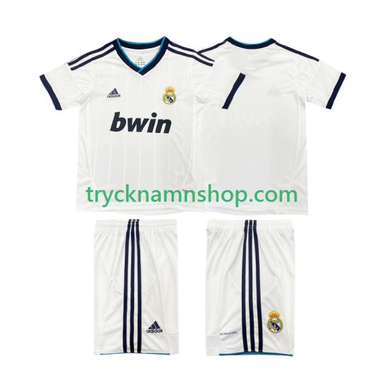 Real Madrid 2012 2013 Tröja Retro 1:a Matchställ Barn Kortärmad