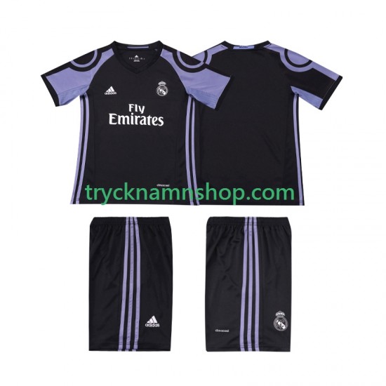 Real Madrid 2016 2017 Tröja Retro 3:e Matchställ Barn Kortärmad
