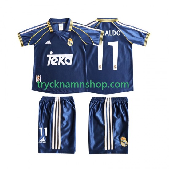 Real Madrid Cristiano Ronaldo 11 1998 1999 Tröja Retro 3:e Matchställ Barn Kortärmad