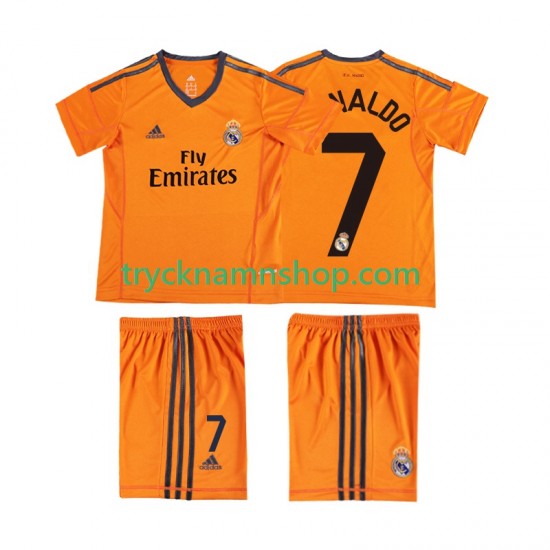 Real Madrid Cristiano Ronaldo 7 2013 2014 Tröja Retro 3:e Matchställ Barn Kortärmad