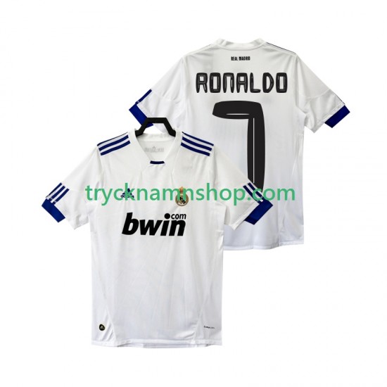 Real Madrid Cristiano Ronaldo 7 2010 2011 Tröja Retro 1:a Matchställ Män Kortärmad