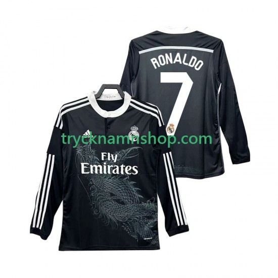 Real Madrid Cristiano Ronaldo 7 2014 2015 Tröja Retro 3:e Matchställ Män Långärmad