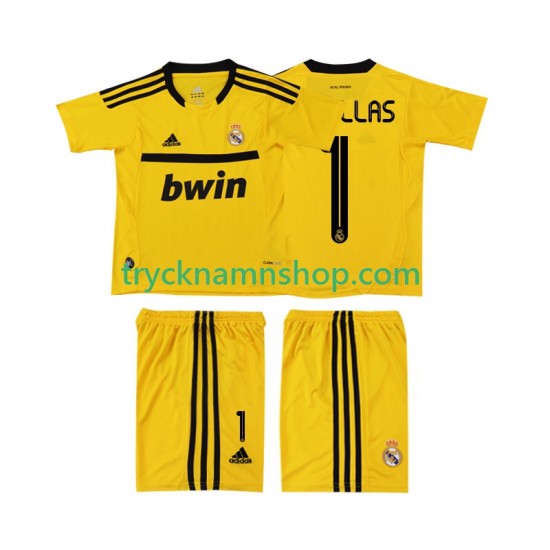 Real Madrid Målvakt CASILLAS 1 2011 2012 Tröja Retro 1:a Matchställ Barn Kortärmad