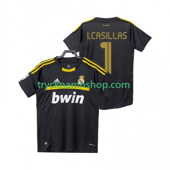 Real Madrid Målvakt I.CASILLAS 1 2011 2012 Tröja Retro 2:a Matchställ Män Kortärmad