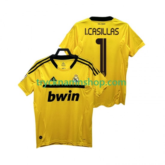 Real Madrid Målvakt I.CASILLAS 1 2011 2012 Tröja Retro 1:a Matchställ Män Kortärmad
