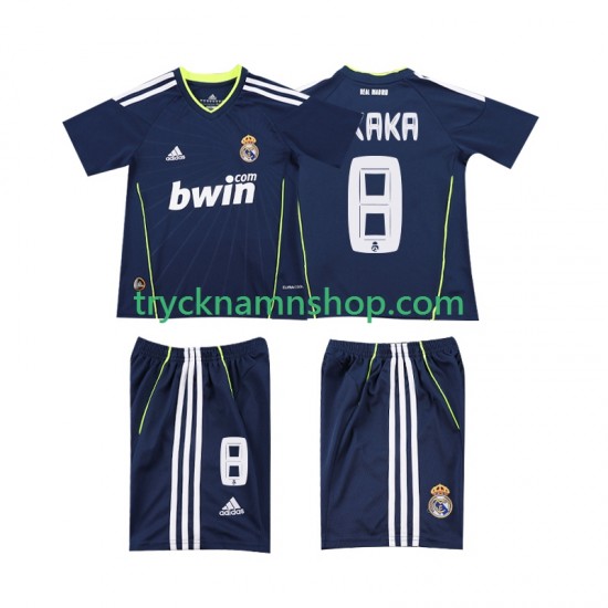 Real Madrid KAKA 8 2010 2011 Tröja Retro 2:a Matchställ Barn Kortärmad