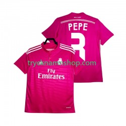 Real Madrid PEPE 3 2014 2015 Tröja Retro 2:a Matchställ Män Kortärmad