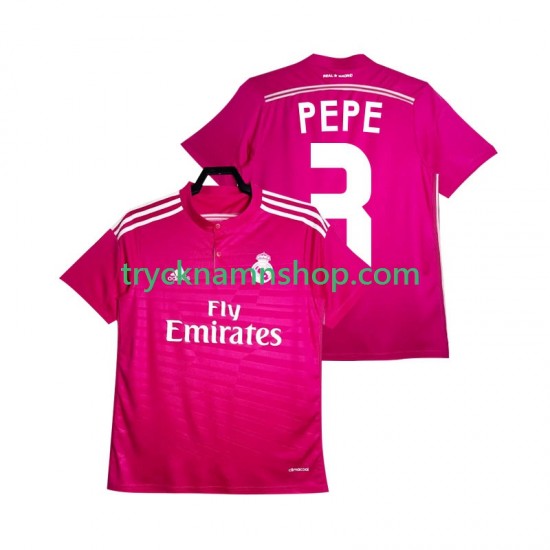 Real Madrid PEPE 3 2014 2015 Tröja Retro 2:a Matchställ Män Kortärmad