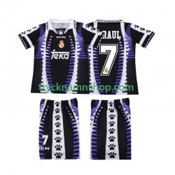 Real Madrid RAUL 7 1997 1998 Tröja Retro 3:e Matchställ Barn Kortärmad