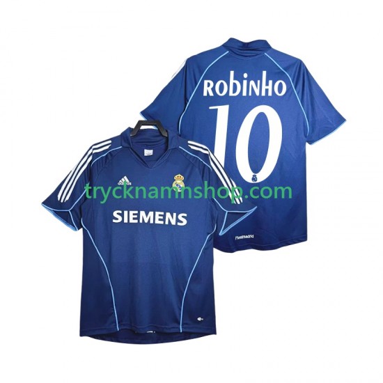 Real Madrid ROBINHO 10 2005 2006 Tröja Retro 2:a Matchställ Män Kortärmad