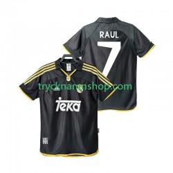 Real Madrid Raul 7 1999 2001 Tröja Retro 2:a Matchställ Män Kortärmad