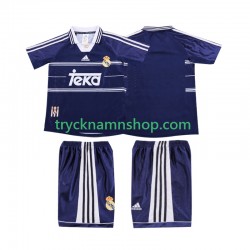 Real Madrid 1998 1999 Tröja Retro 2:a Matchställ Barn Kortärmad