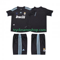 Real Madrid 2009 2010 Tröja Retro 2:a Matchställ Barn Kortärmad
