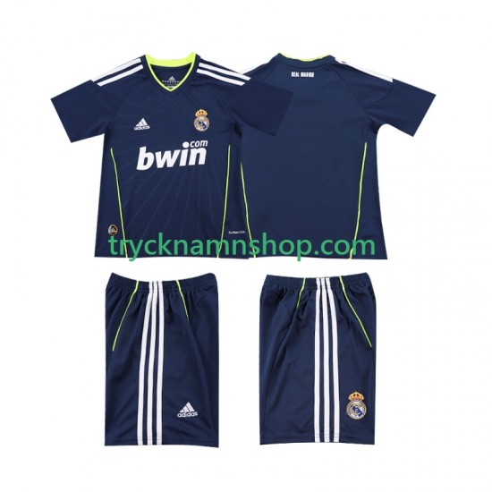 Real Madrid 2010 2011 Tröja Retro 2:a Matchställ Barn Kortärmad