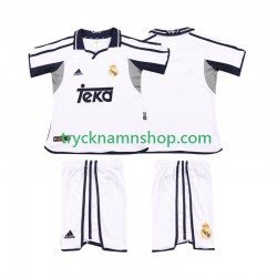 Real Madrid 2001 2002 Tröja Retro 1:a Matchställ Barn Kortärmad