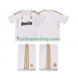 Real Madrid 2011 2012 Tröja Retro 1:a Matchställ Barn Kortärmad