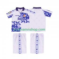 Real Madrid 1996 1997 Tröja Retro 3:e Matchställ Barn Kortärmad