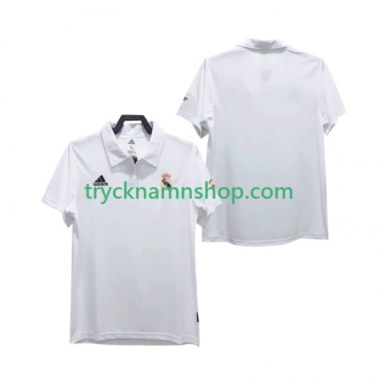 Real Madrid 2002 2003 Tröja Retro 1:a Matchställ Män Kortärmad