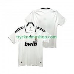 Real Madrid 2008 2009 Tröja Retro 1:a Matchställ Män Kortärmad