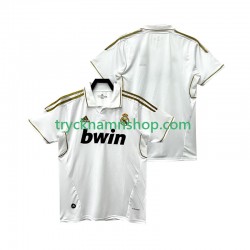 Real Madrid 2011 2012 Tröja Retro 1:a Matchställ Män Kortärmad