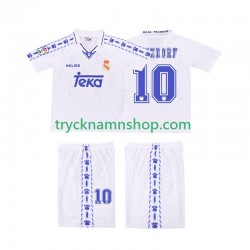 Real Madrid SEEDORF 10 1996 1997 Tröja Retro 1:a Matchställ Barn Kortärmad
