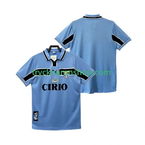 SS Lazio 1998 1999 Tröja Retro 1:a Matchställ Män Kortärmad