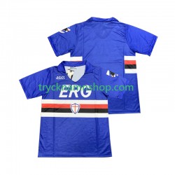Sampdoria 1990 1991 Tröja Retro 1:a Matchställ Män Kortärmad