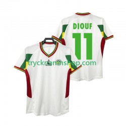 Senegal DIOUF 11 2002 Tröja Retro 1:a Matchställ Män Kortärmad