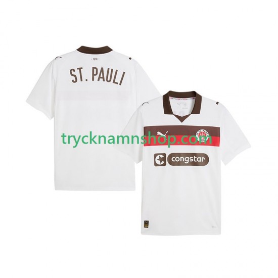 St. Pauli 2025-2026 Tröja 2:a Matchställ Män Kortärmad