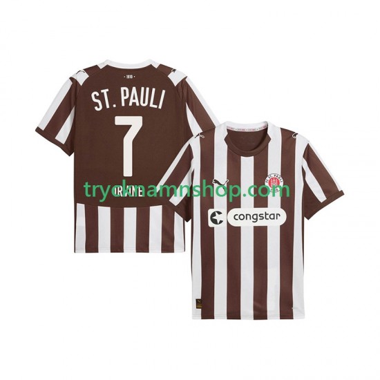 St. Pauli Jackson Irvine 7 2025-2026 Tröja 1:a Matchställ Män Kortärmad