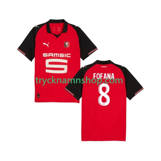 Stade Rennais Seko Fofana 8 2025-2026 Tröja 1:a Matchställ Män Kortärmad