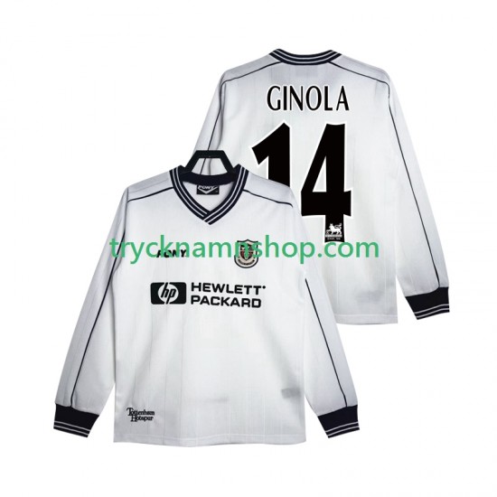 Tottenham Hotspur GINOLA 14 1997 1999 Tröja Retro 1:a Matchställ Män Långärmad