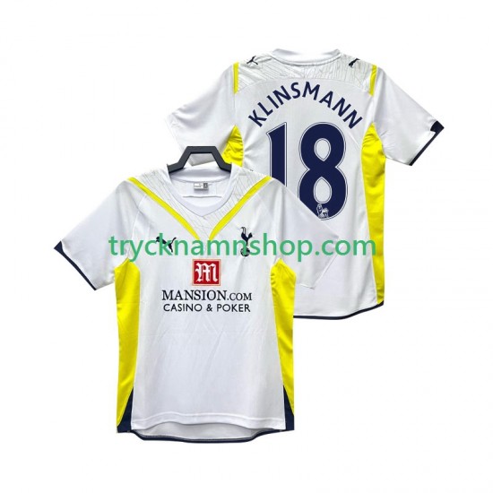 Tottenham Hotspur KLINSMANN 18 2009 2010 Tröja Retro 1:a Matchställ Män Kortärmad