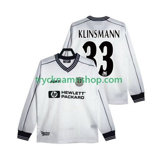 Tottenham Hotspur KLINSMANN 33 1997 1999 Tröja Retro 1:a Matchställ Män Långärmad