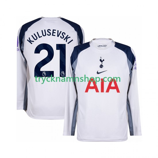 Tottenham Hotspur Kulusevski 21 2025-2026 Tröja 1:a Matchställ Män Långärmad