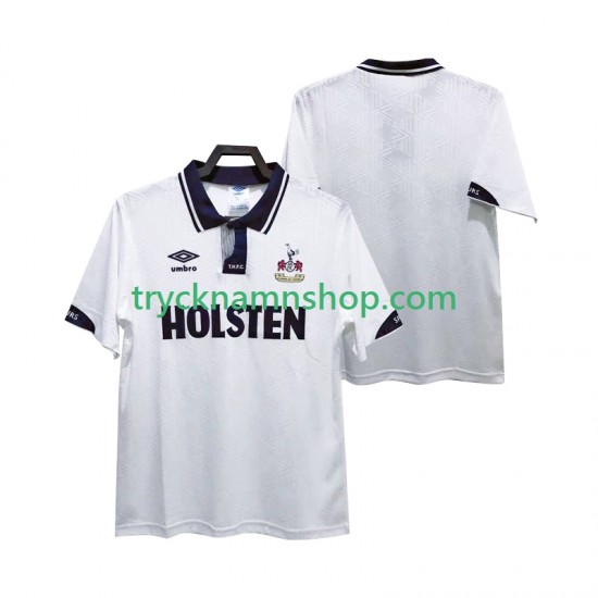 Tottenham Hotspur 1991 1993 Tröja Retro 1:a Matchställ Män Kortärmad