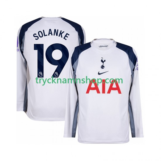 Tottenham Hotspur Solanke 19 2025-2026 Tröja 1:a Matchställ Män Långärmad