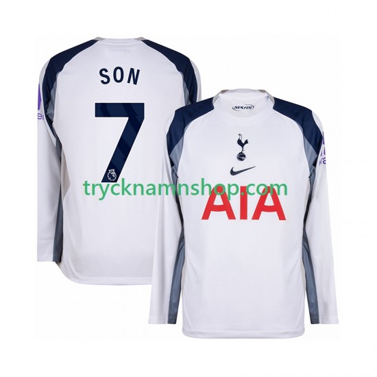 Tottenham Hotspur Son Heung-Min 7 2025-2026 Tröja 1:a Matchställ Män Långärmad