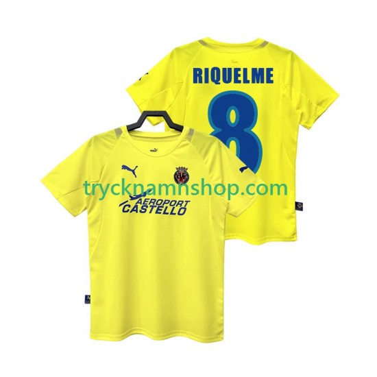 Villarreal CF RIQUELME 8 2005 2006 Tröja Retro 1:a Matchställ Män Kortärmad