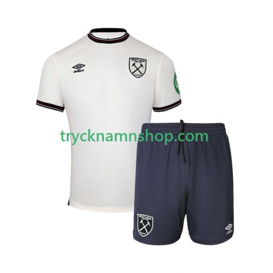 West Ham United 2025-2026 Tröja 2:a Matchställ Barn Kortärmad