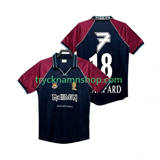 West Ham United LAMPARD 18 Iron Maiden 1999 Tröja Retro 1:a Matchställ Män Kortärmad