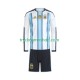 Argentina VM 2026 Tröja 1:a Matchställ Barn Långärmad