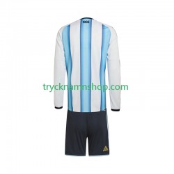 Argentina VM 2026 Tröja 1:a Matchställ Barn Långärmad